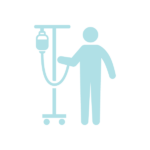 点滴のシルエット