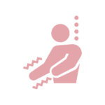 失語症・右手麻痺のシルエット