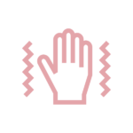 パーキンソン病で左手の動きが悪いシルエット