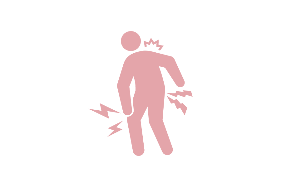 変形性膝関節症・肩こり・腰痛のシルエット