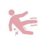 左脚関節痛・右腰痛・右股関節違和感のシルエット