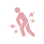 腰痛・膝痛のシルエット