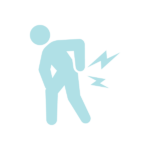 腰痛のシルエット