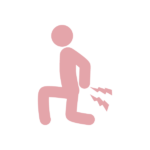 腰痛のシルエット