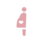 妊婦のシルエット