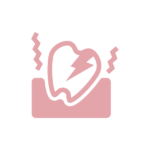 歯痛のシルエット